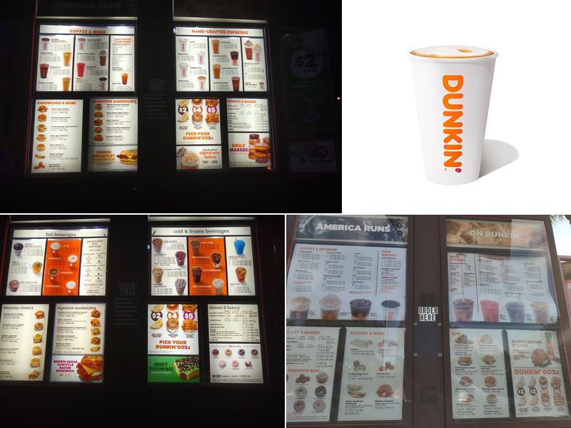 Dunkin' Menu