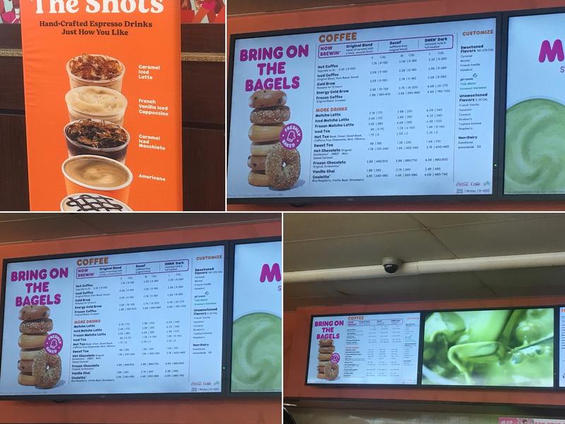 Dunkin' Menu