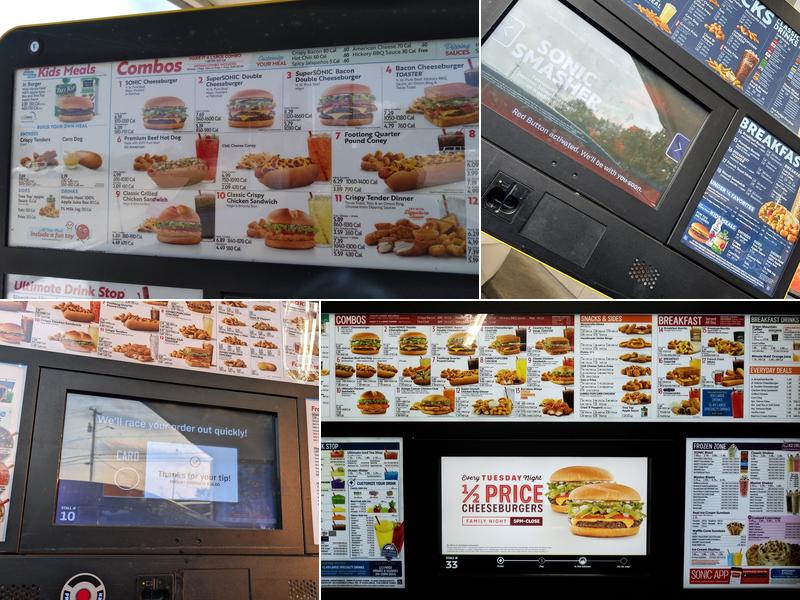 Sonic Drive-In Menu