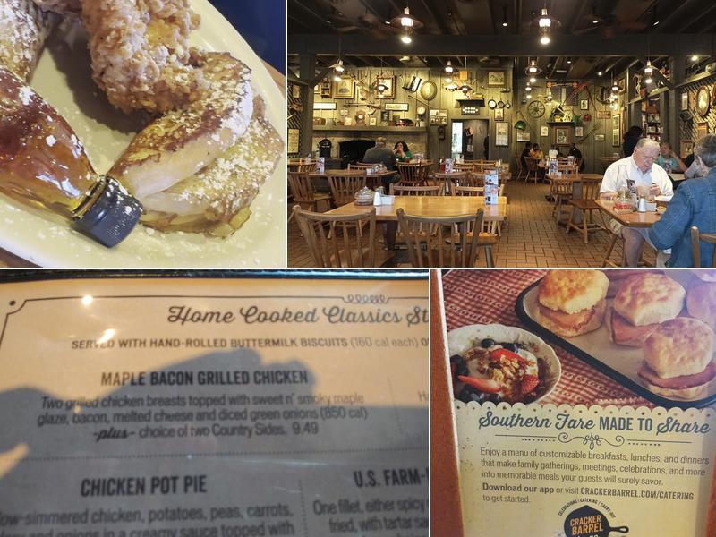 Cracker Barrel Old Country Store Menu