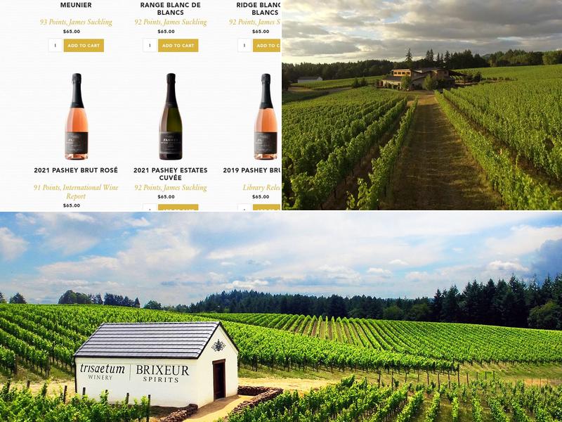 Trisaetum Winery Menu