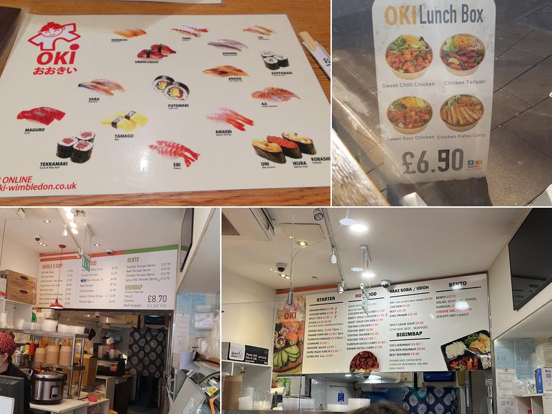 Oki Sushi London Menu