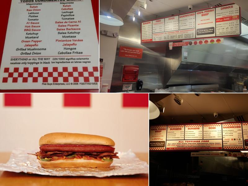 Five Guys Menu