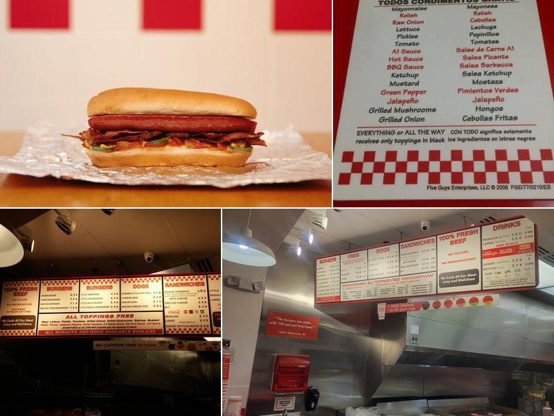 Five Guys Menu