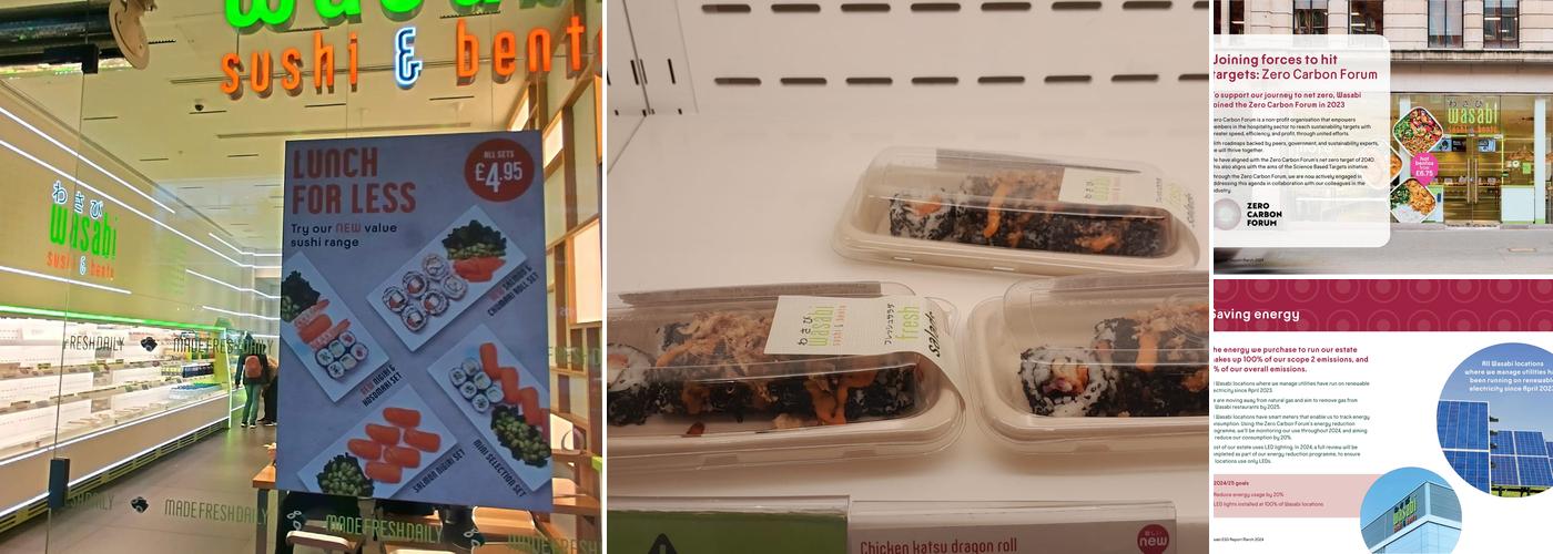 Wasabi Sushi & Bento Menu