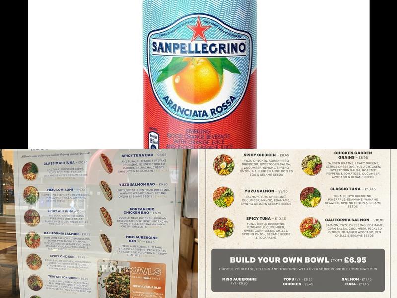 Island Poké Victoria Menu