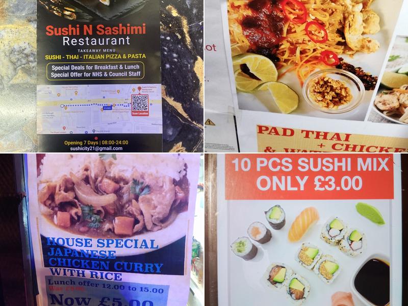 Sushi n sashimi restaurant Menu