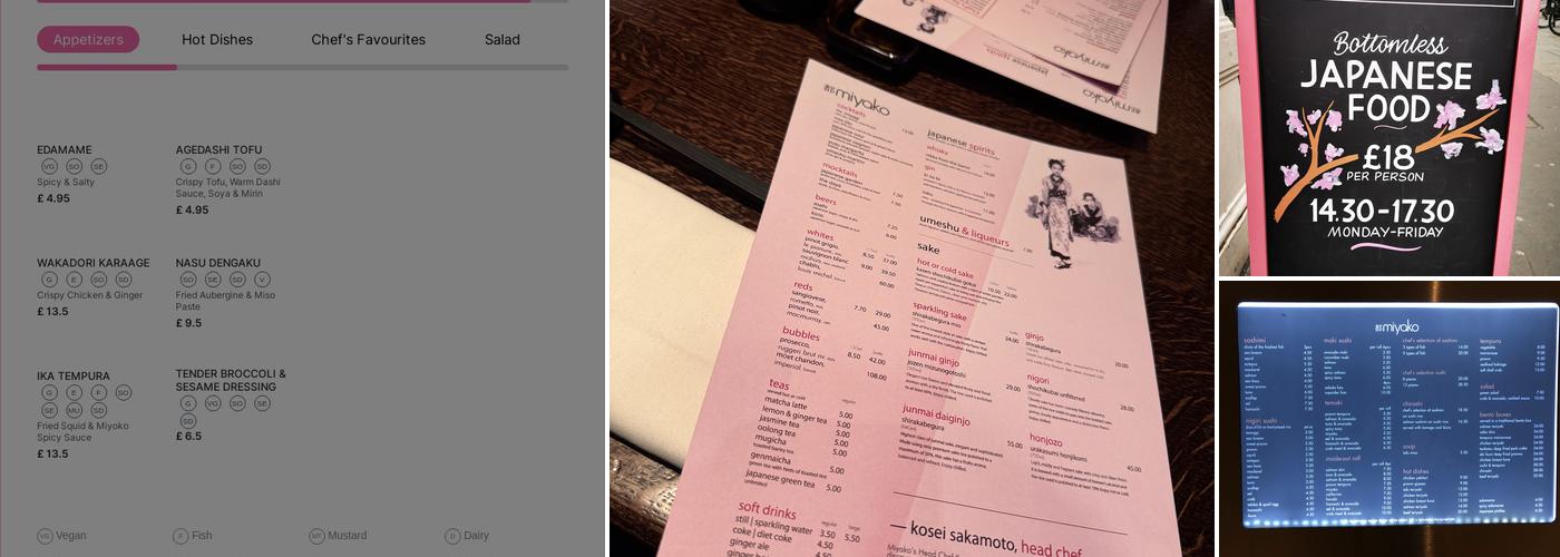 Miyako Menu