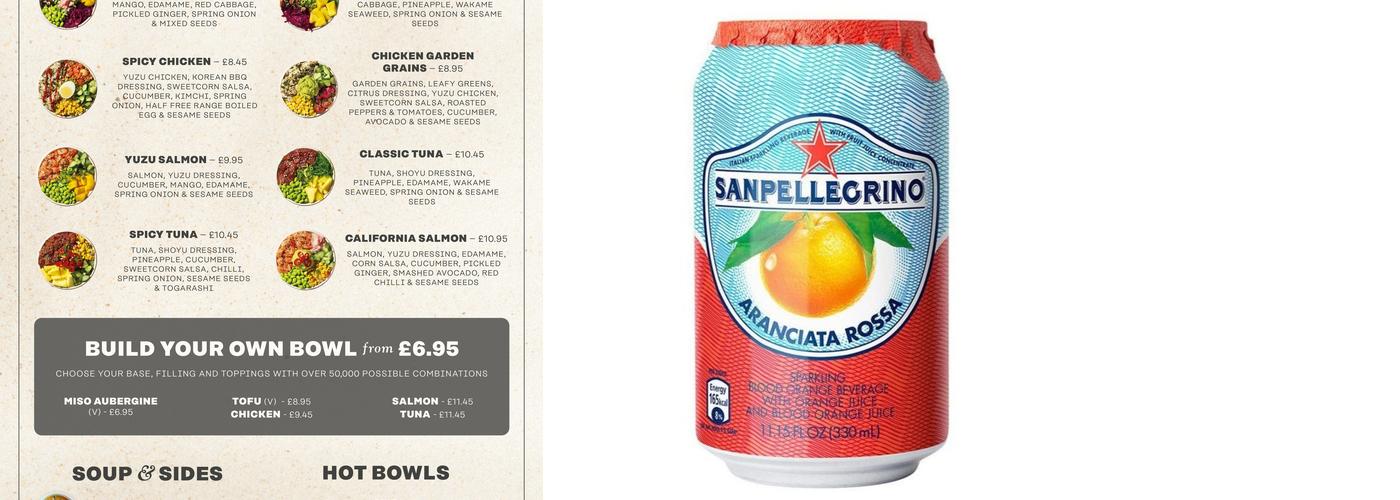 Island Poké Broadgate Circle Menu