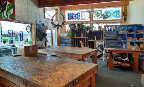 Skeleton Key Art Glass