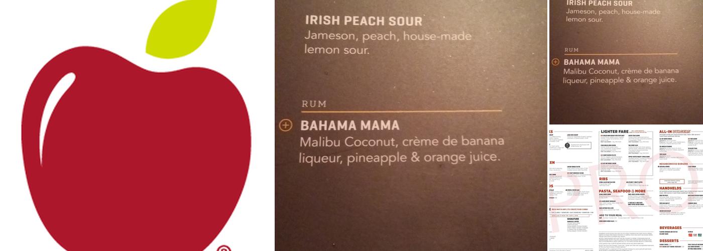 Applebee's Grill + Bar Menu