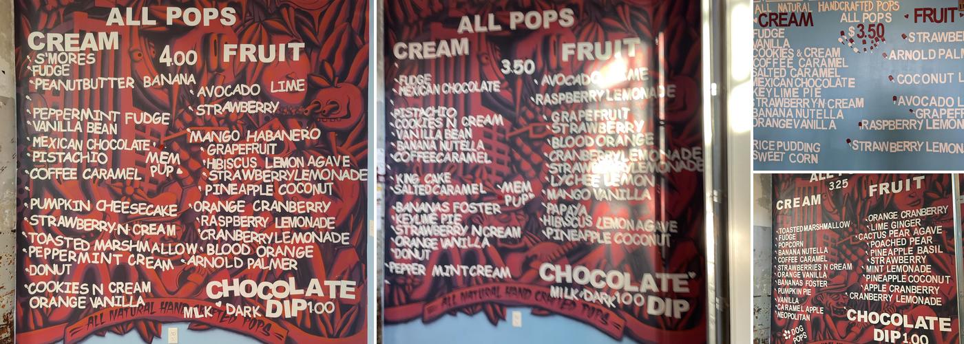 Mempops Menu