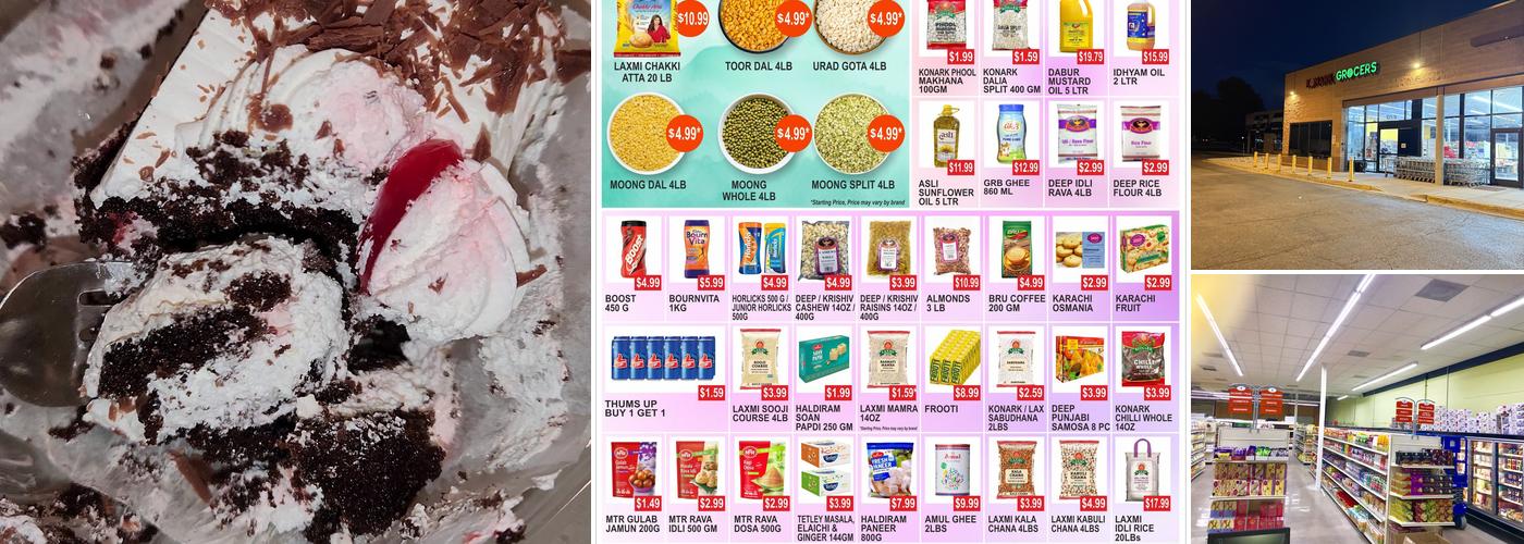 Konark Grocers Menu