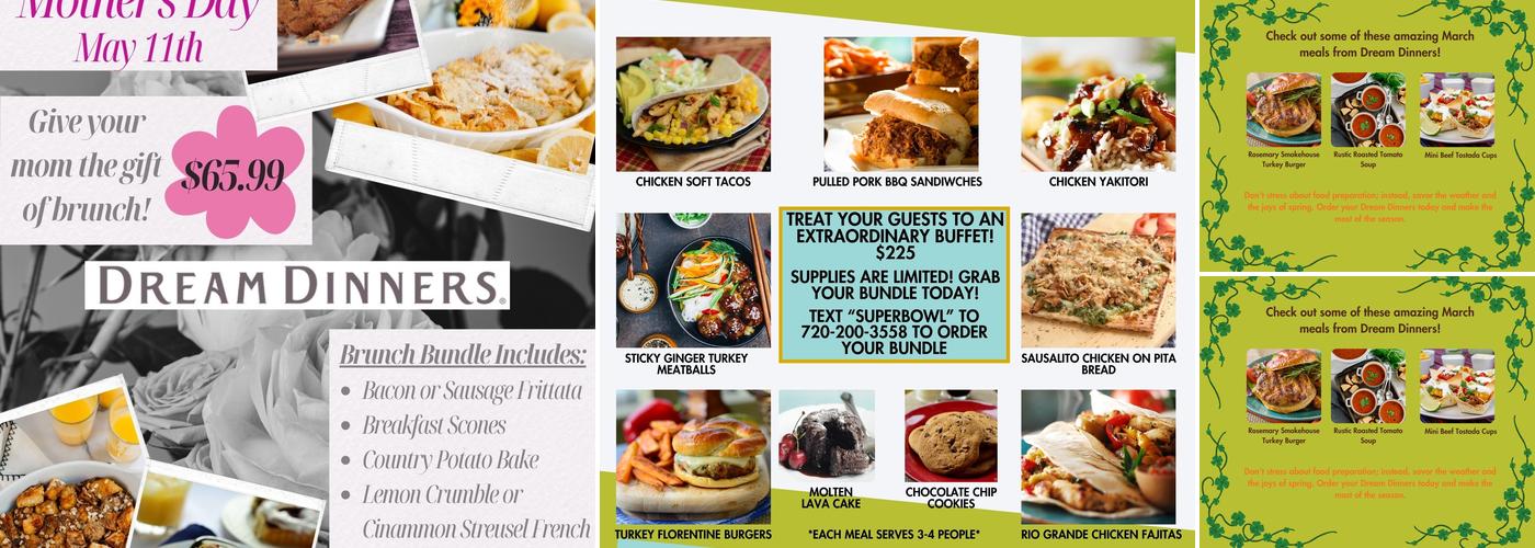 Dream Dinners Menu
