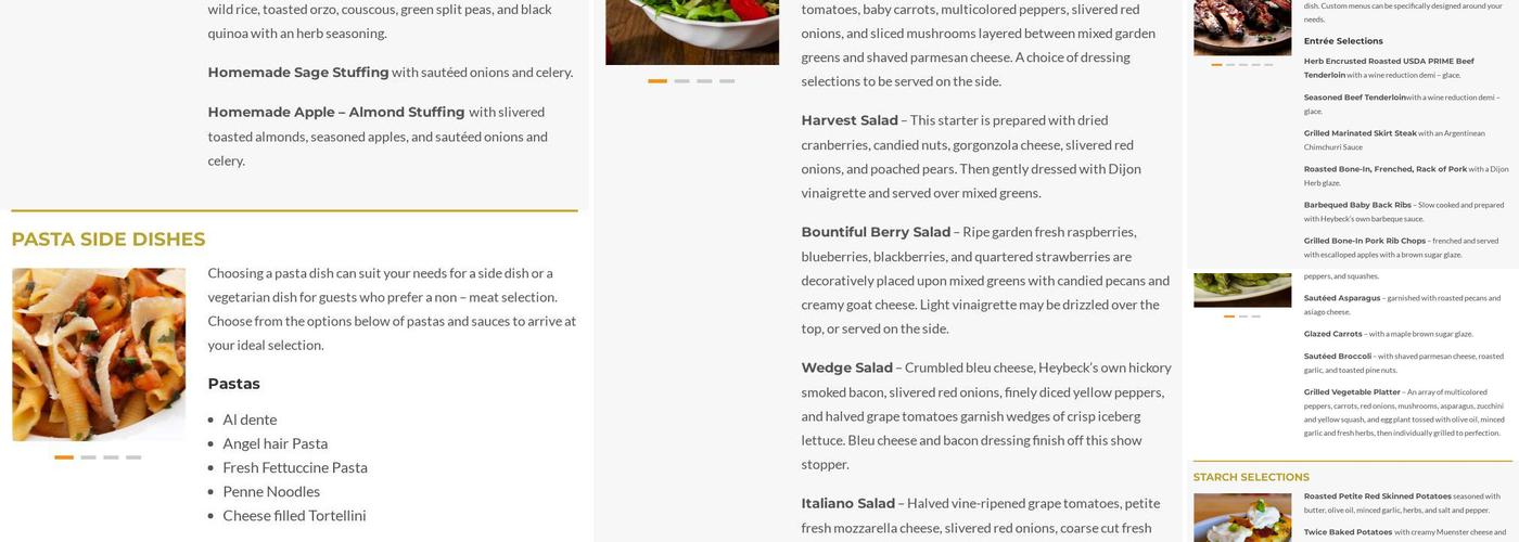 Meeskes Prime Meats Menu