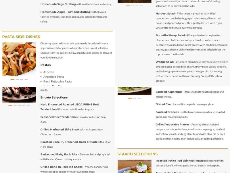 Meeskes Prime Meats Menu