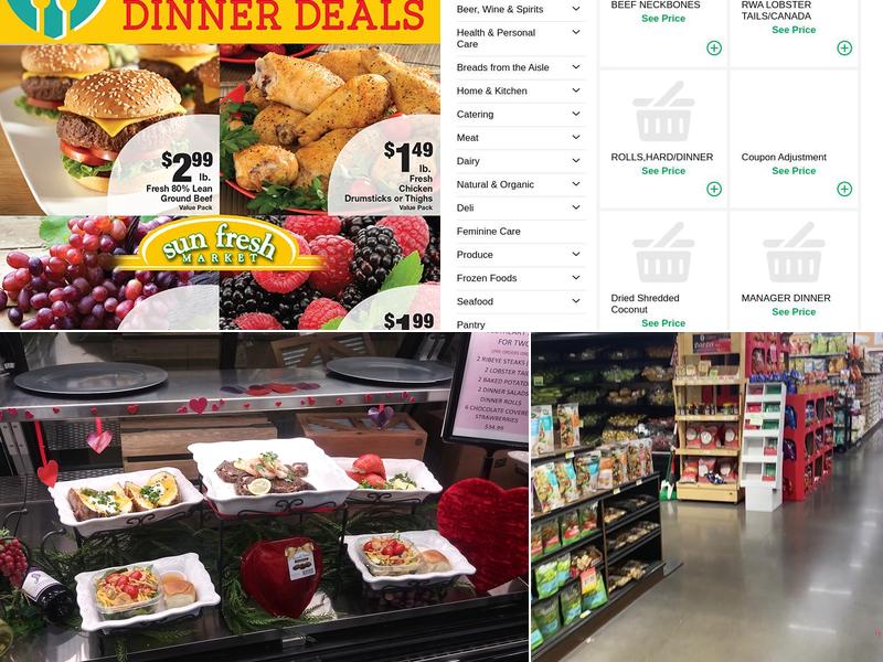 Sun Fresh Market Menu