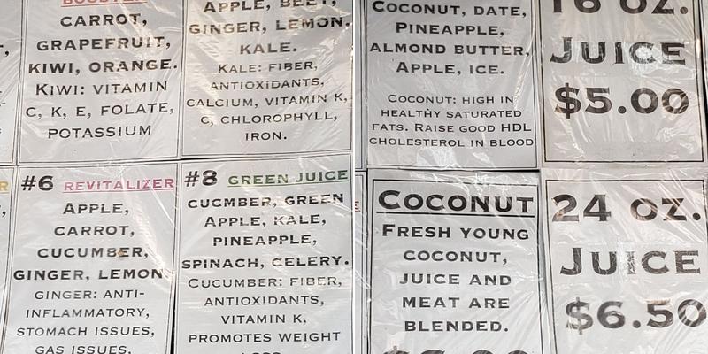 To The World Farm Menu