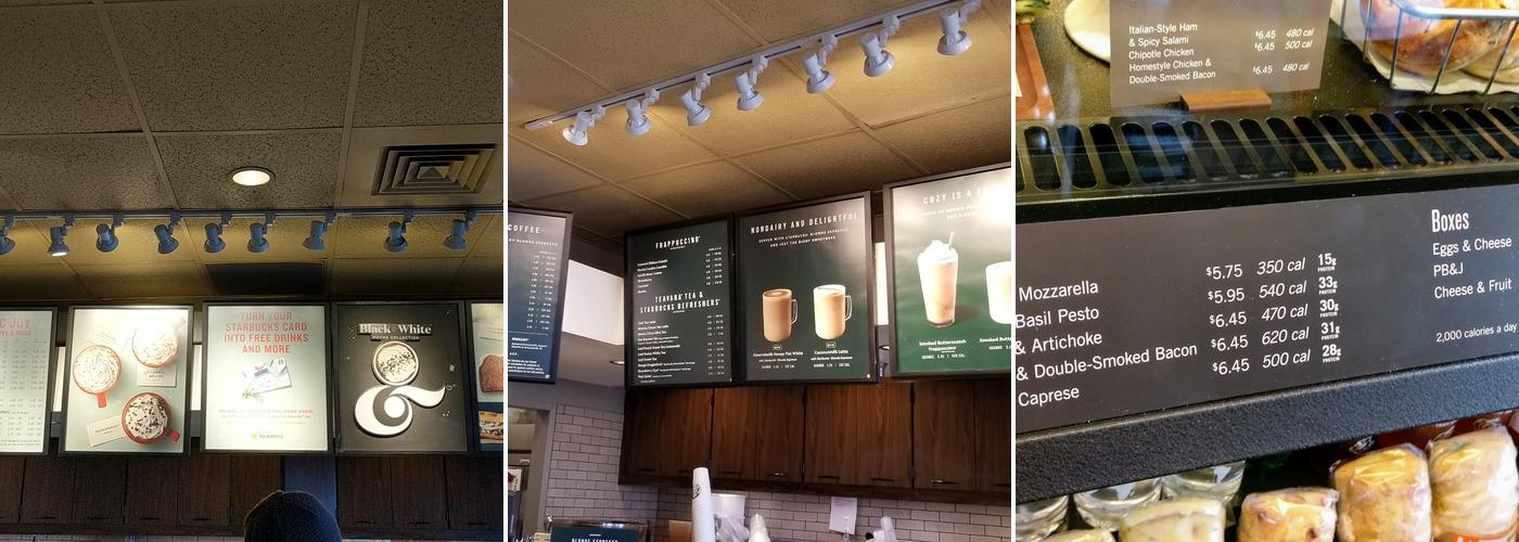 Starbucks Menu