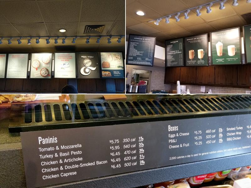 Starbucks Menu