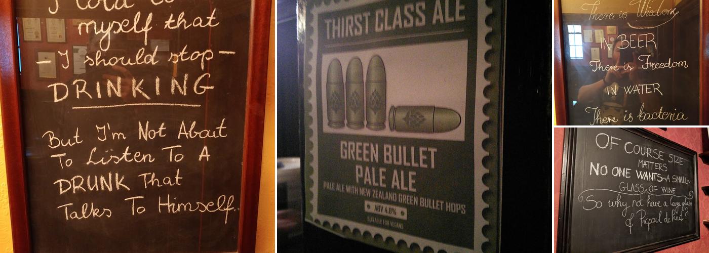 Ye Olde Mitre, Holborn Menu