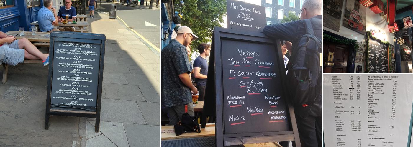 Lord John Russell Menu