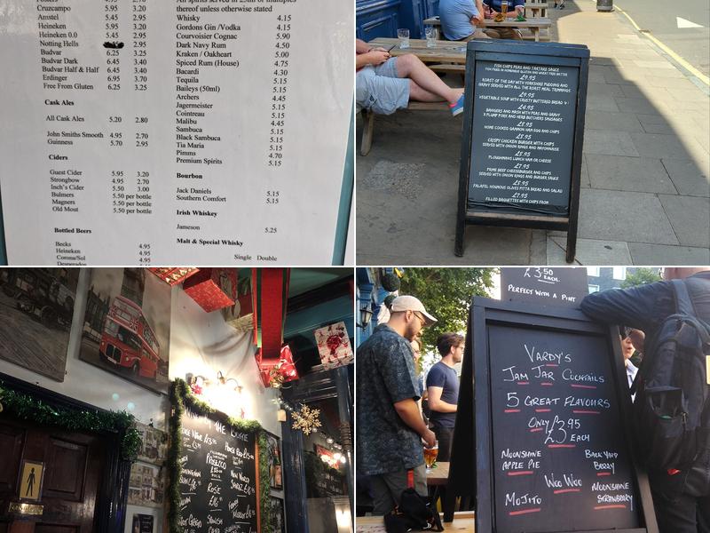 Lord John Russell Menu