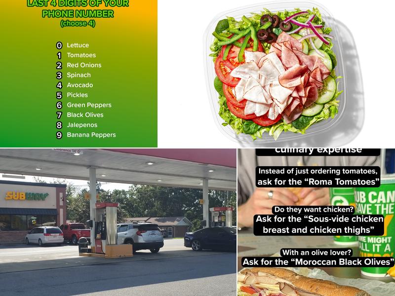 Subway Menu