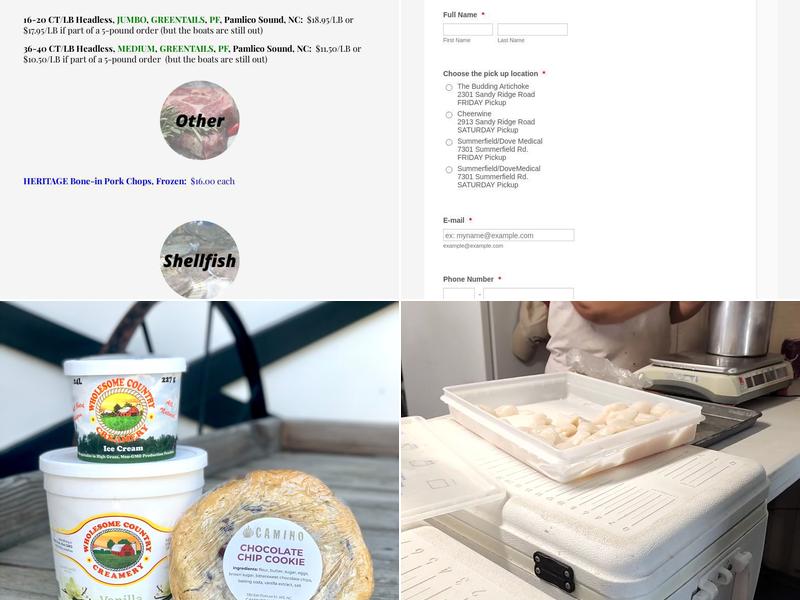 Shrimp Connection Triad Menu