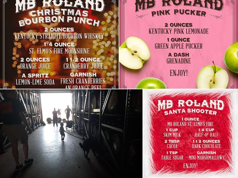 MB Roland Distillery Menu