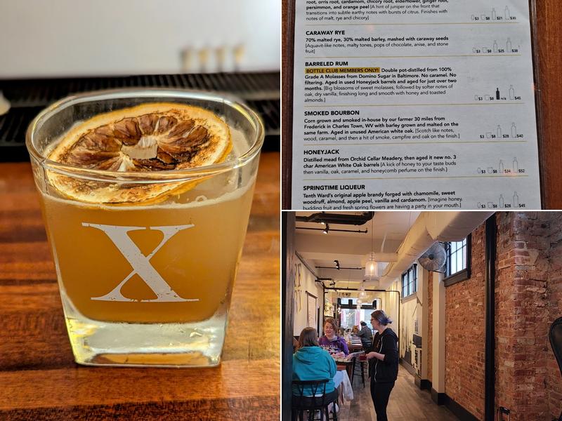 Tenth Ward Distilling Company Menu
