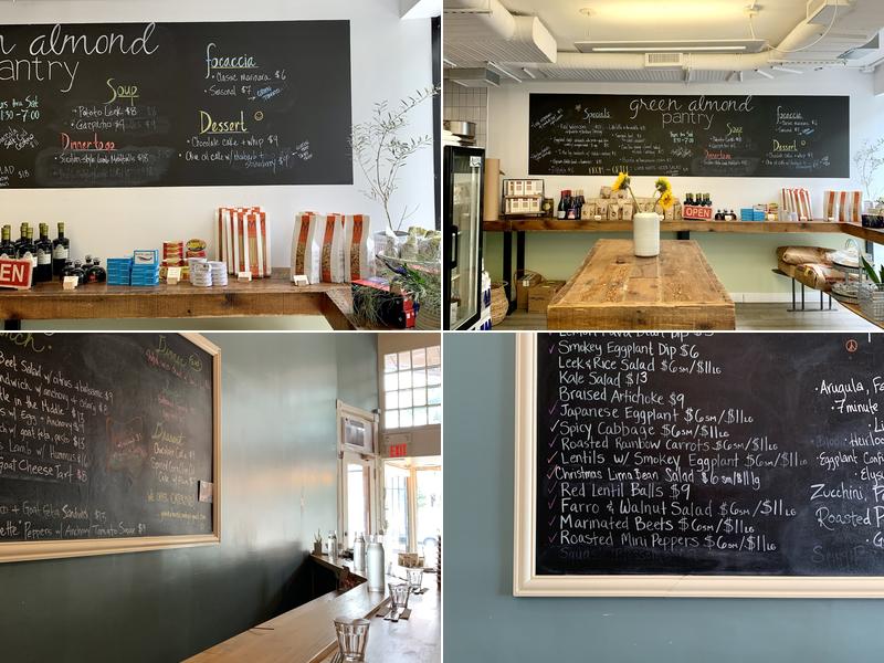 Green Almond Pantry Menu