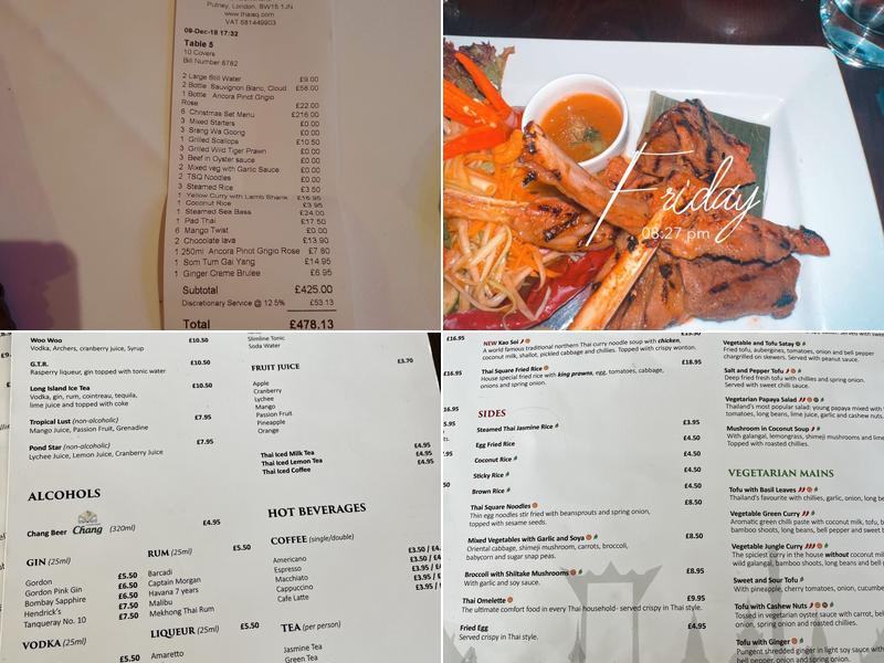 Thai Square Menu