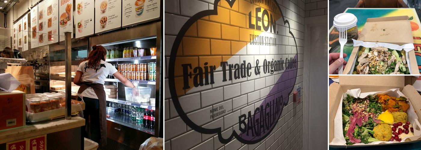 LEON Euston (inside the train station)