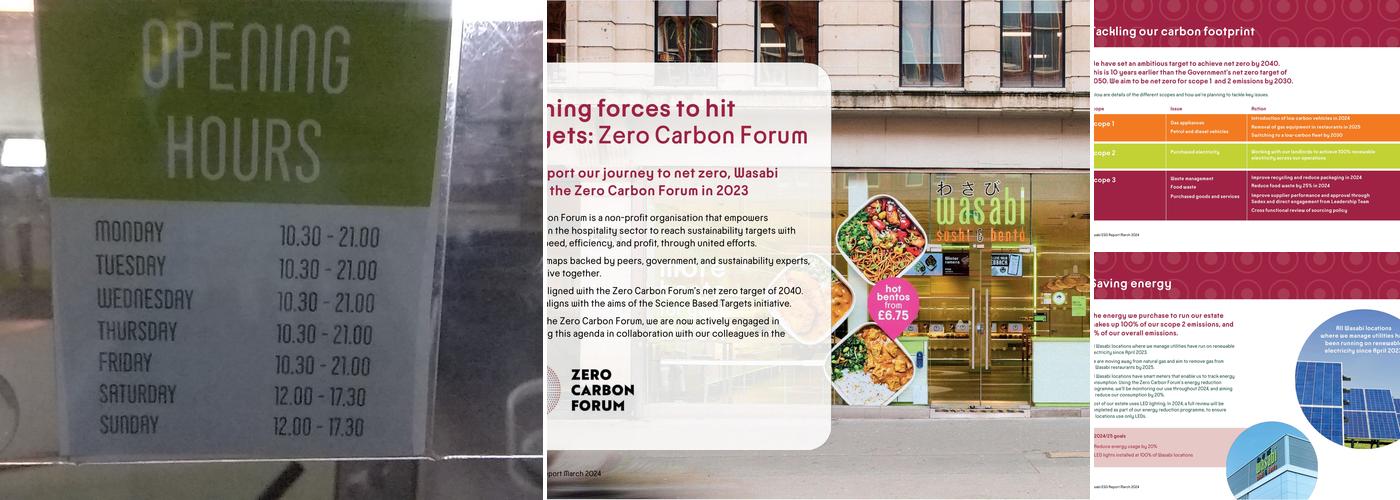 Wasabi Sushi & Bento Menu