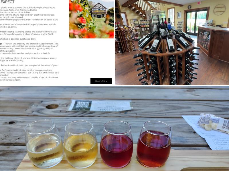 Beachaven Vineyards & Winery Menu