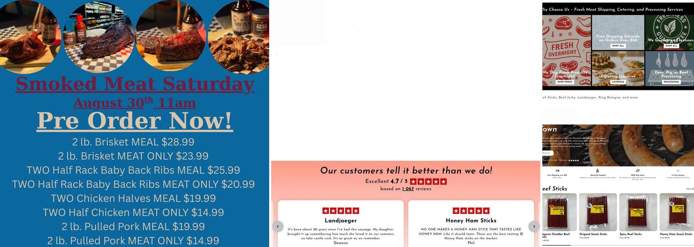 Wisconsin River Meats Menu