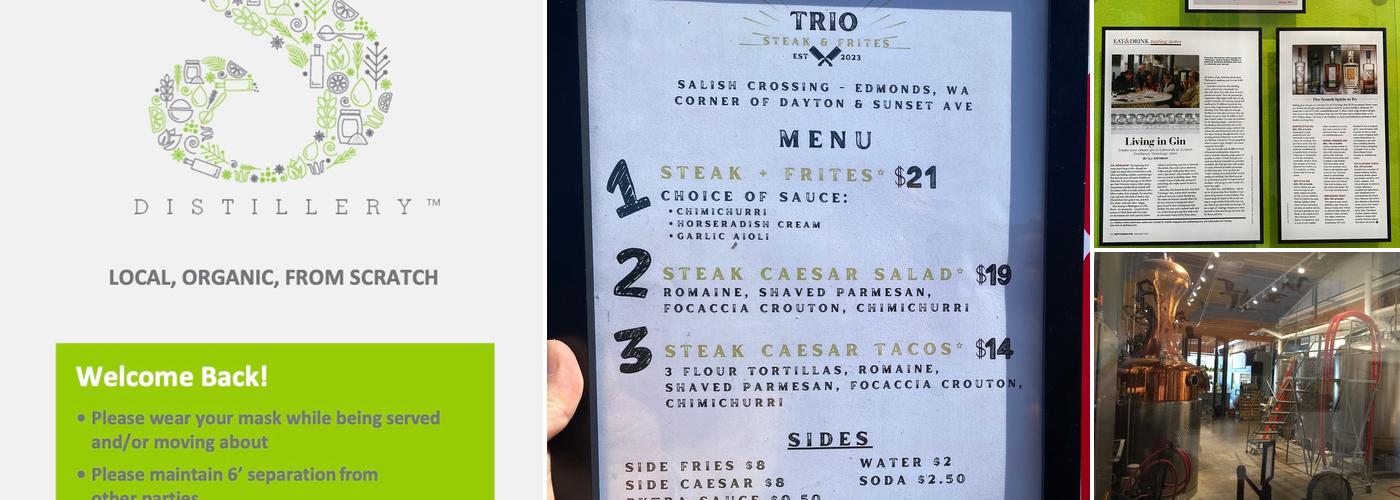 Scratch Distillery Menu