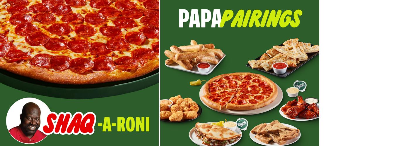 Papa Johns Pizza Menu