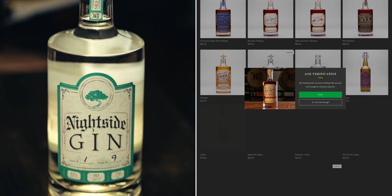 Nightside Distillery Menu