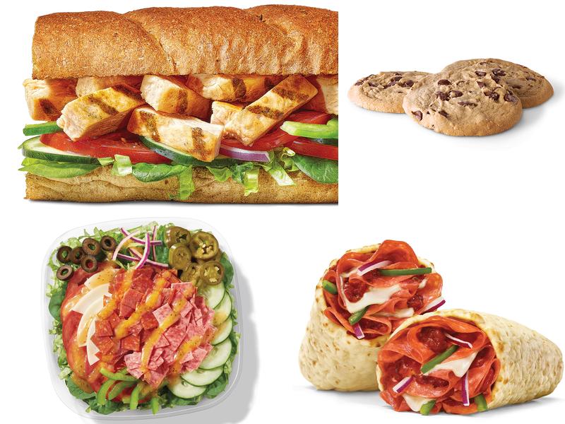 Subway Menu