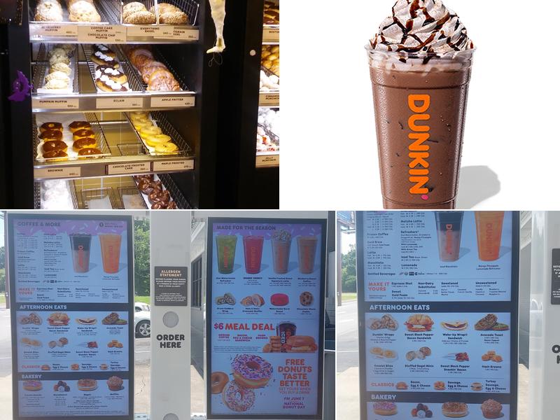Dunkin' Menu