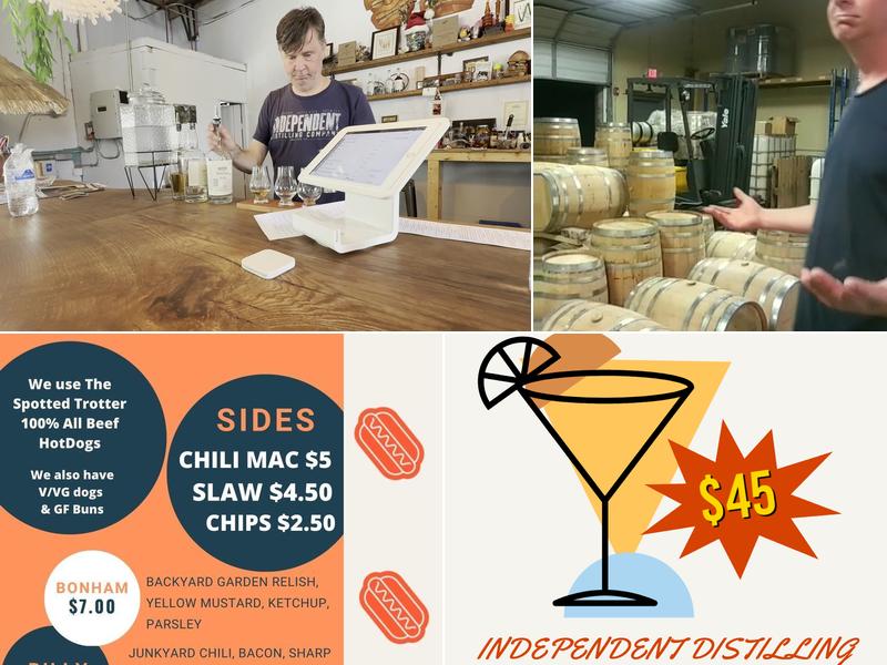 Independent Distilling Company Menu