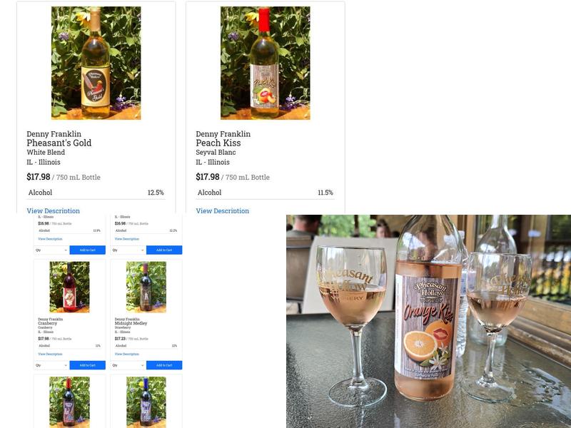 Pheasant Hollow Winery Menu