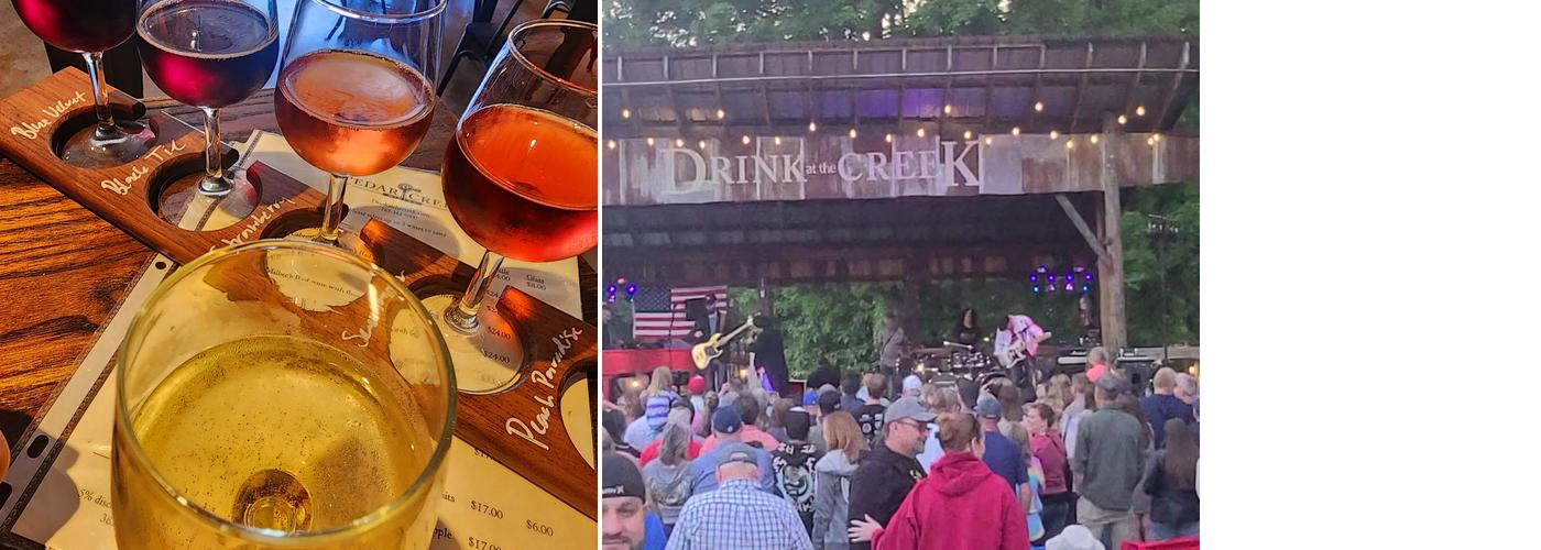 Cedar Creek Winery, Brewing Co and Distillery Menu