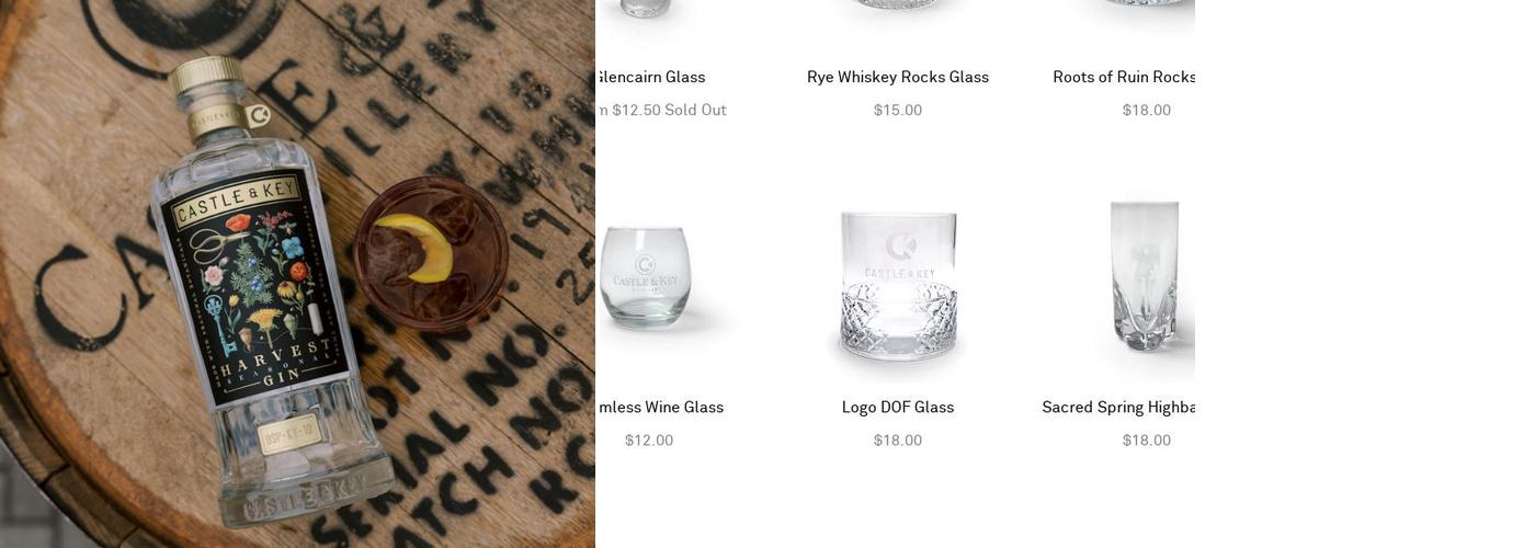 Castle & Key Distillery Menu