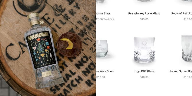 Castle & Key Distillery Menu