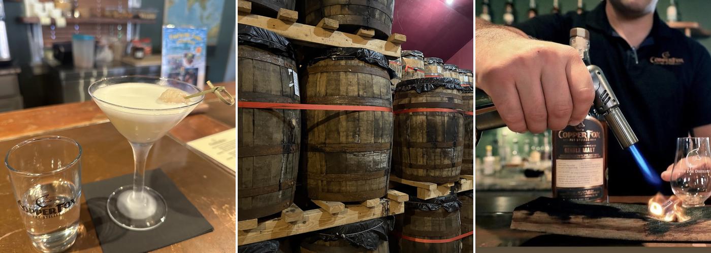 Copper Fox Distillery Williamsburg Menu