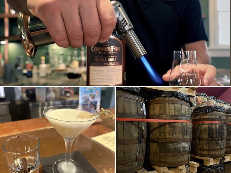 Copper Fox Distillery Williamsburg Menu