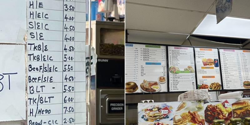 Express Deli Menu
